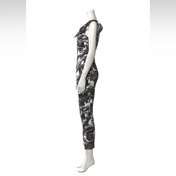 Vintage 2020 Chanel printed jumpsuit size XS - Picture 2 of 3